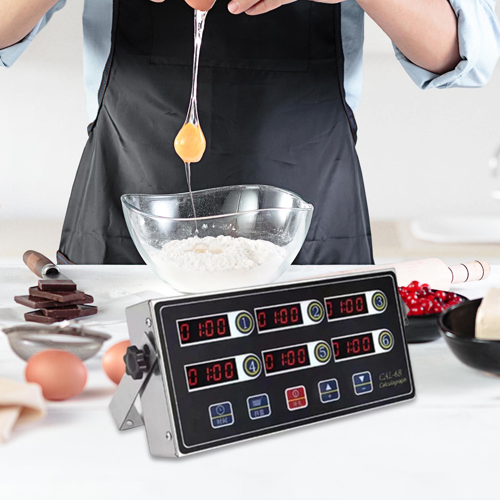Commercial Kitchen Set - Multi Channel LED Kitchen Timer Programmable