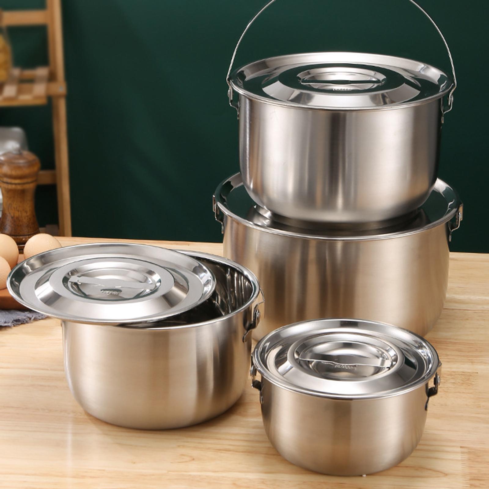 Soup Kettle Warmer - 304 SUS Outdoor Camping Pot with