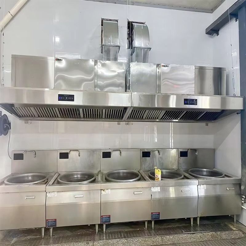 Commercial Kitchen Ventilation System - Commercial Customizable 201 Stainless Steel Kitchen