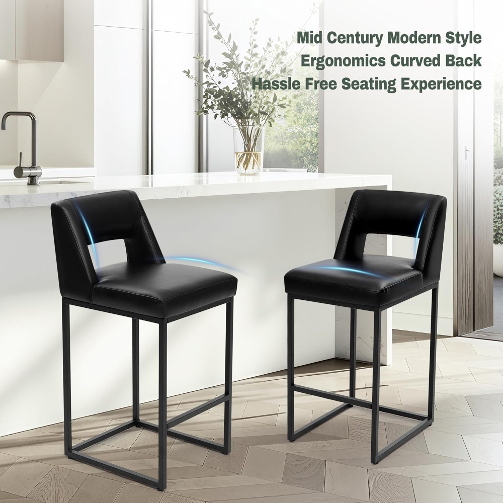 Commercial Kitchen Set - new Black Counter Height Bar Stools