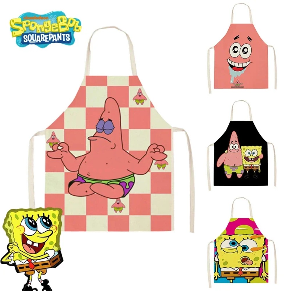Commercial Kitchen Set - SpongeBob Patrick Kitchen Aprons for Adults