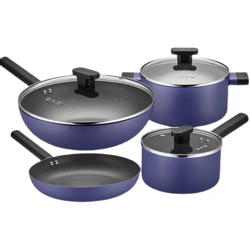 Soup Kettle Warmer - Nonstick Frying Pan Skillet Granite Stone