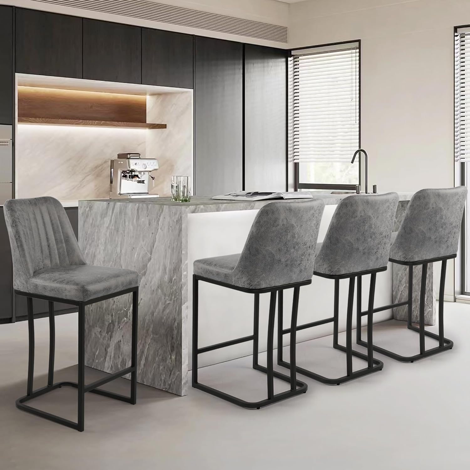 Commercial Kitchen Set - 24.8 inch Bar Stools Set of