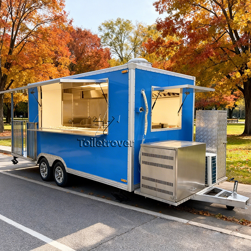 Commercial Kitchen Windows - Remorque Food Truck Container Mobile Kitchen