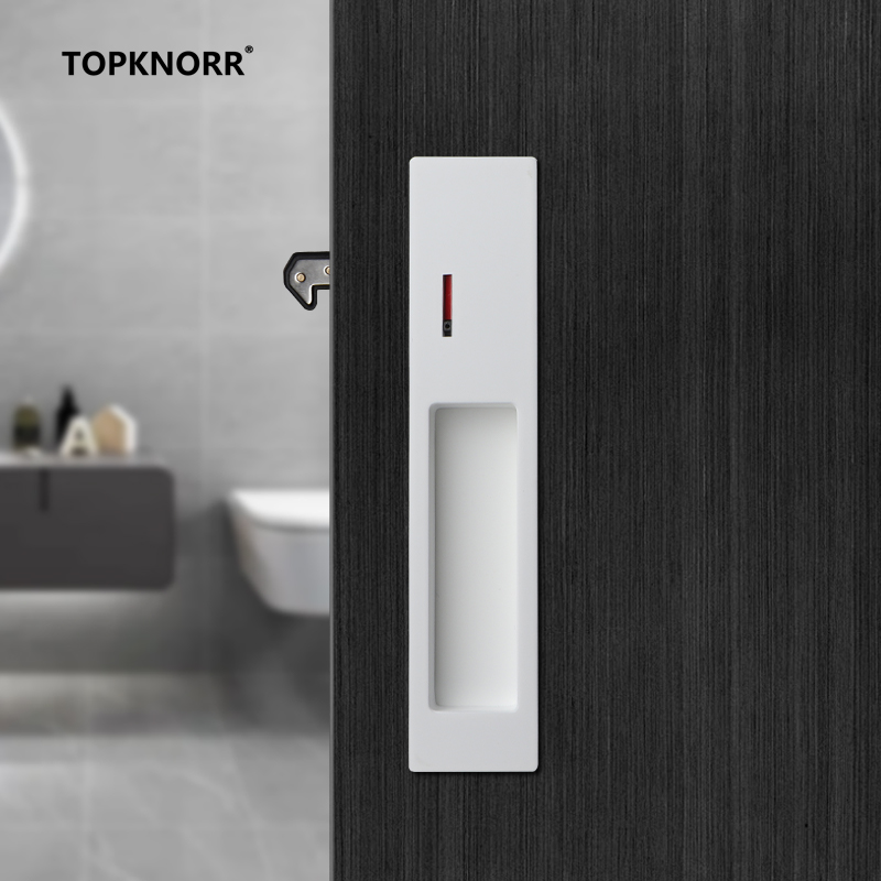 Commercial Kitchen Swing Door - Invisible Sliding Door Lock Push-Pull Hook