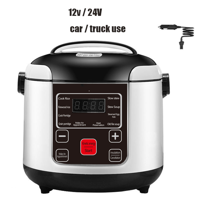 Soup Kettle Warmer - 12V 24V Mini Rice Cooker Car