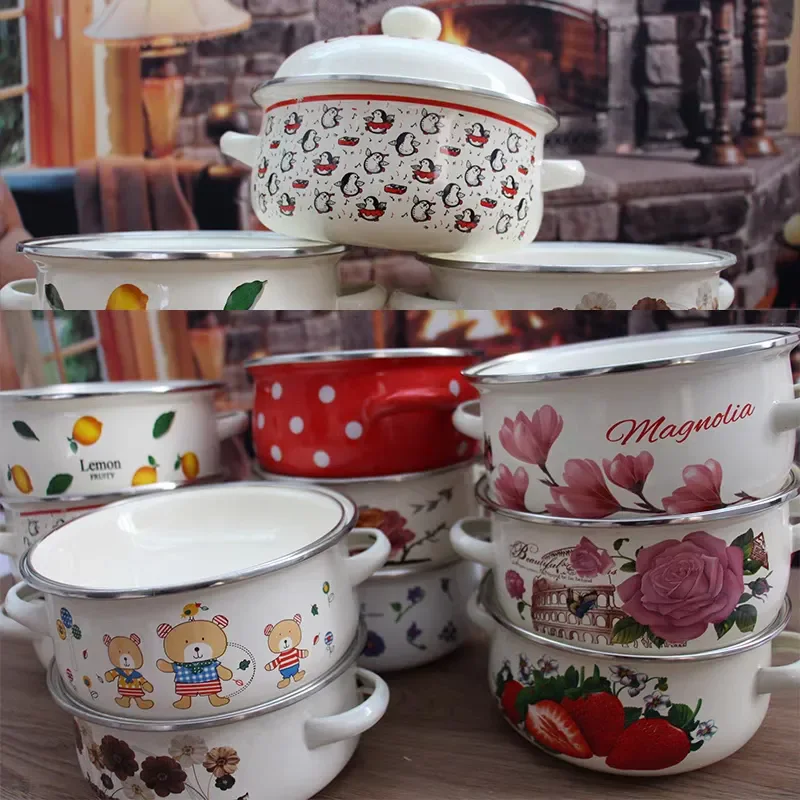 Soup Kettle Warmer - Enameled Pots and Pans Baby Complementary