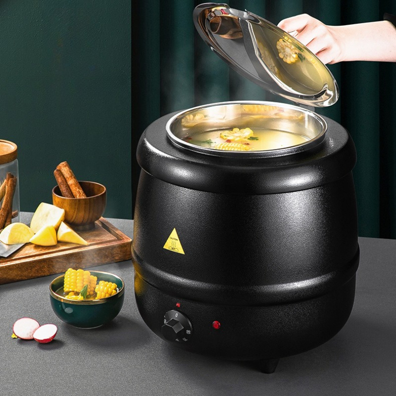 Soup Kettle Warmer - Electric Soup Warmer 10L Commercial Constant