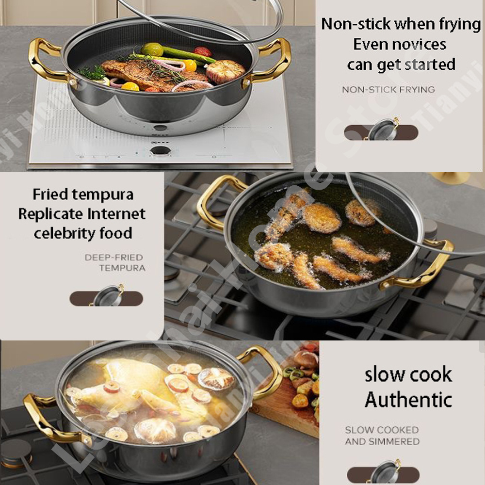 30cm Stainless Steel Soup Pot  - Soup Kettle Warmer review and price