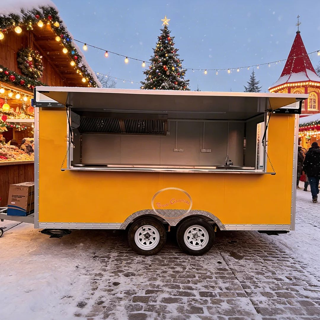 Towable Food Cart with Shelf a - Commercial Kitchen Ventilation System review and price