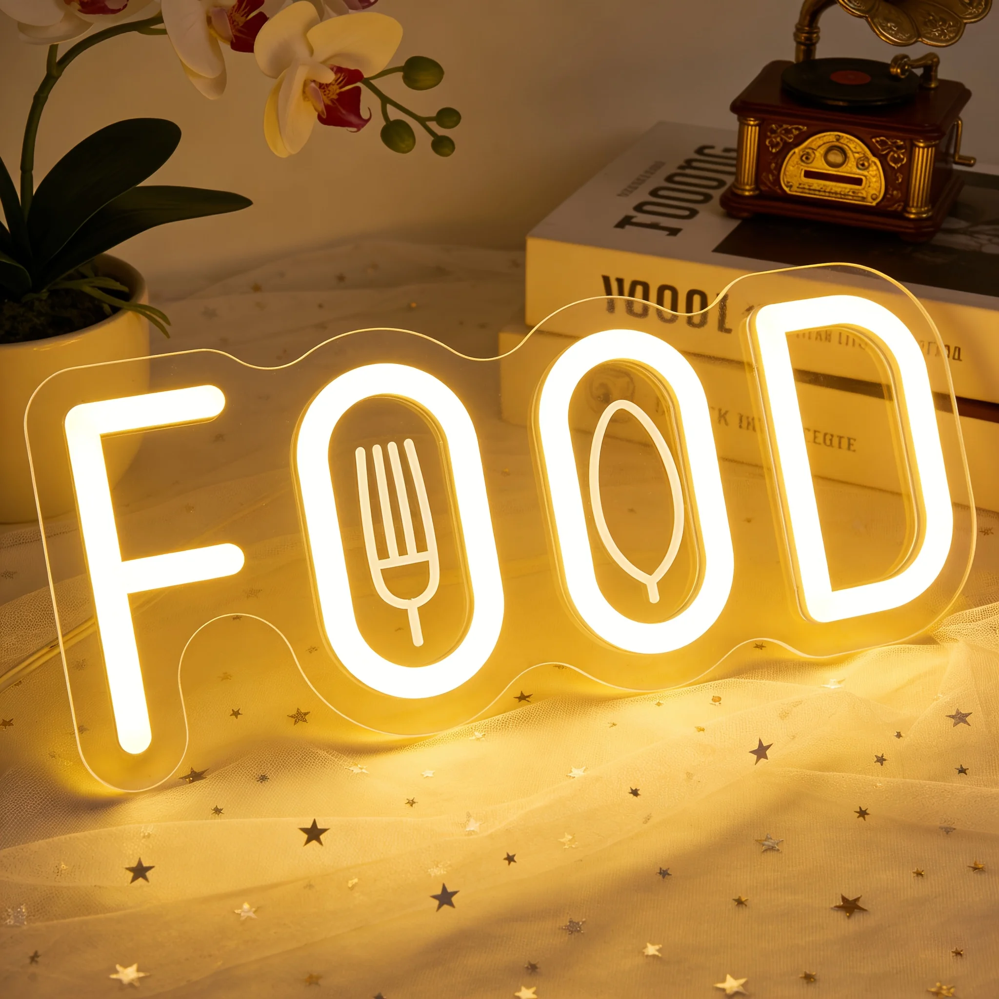 Food Neon Sign for Food Shop W - Commercial Kitchen Windows review and price