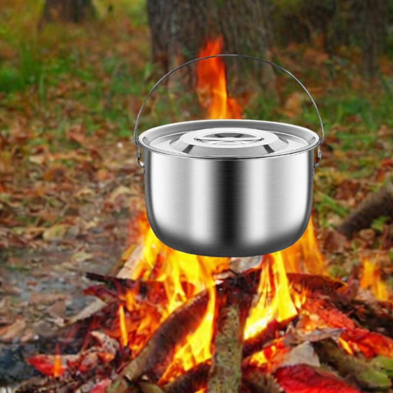 304 SUS Outdoor Camping Pot wi - Soup Kettle Warmer review and price