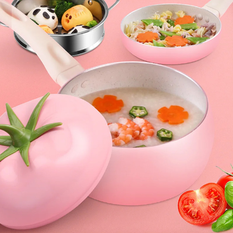 Fruit Tomato Shape Frying Pan  - Soup Kettle Warmer review and price