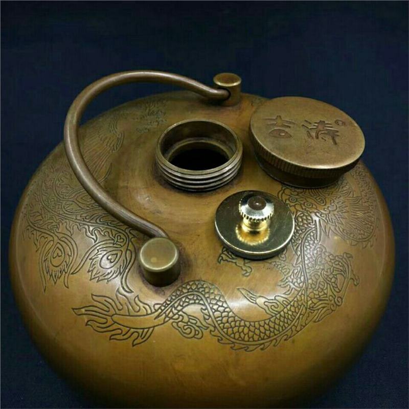Dragon and Phoenix Brass Hand  - Soup Kettle Warmer review and price