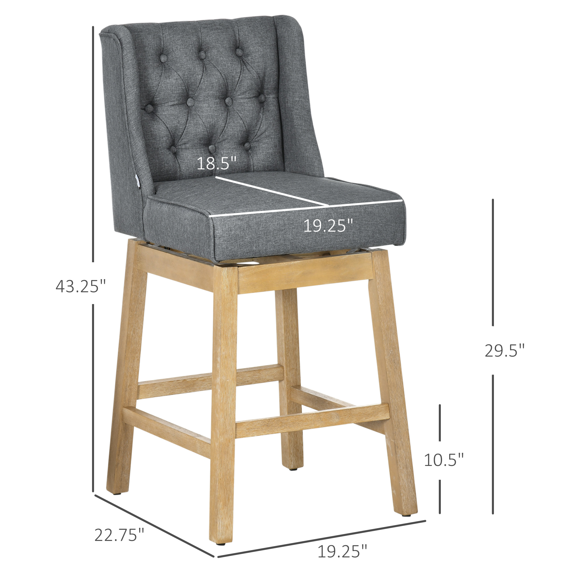 HOMCOM Bar Height Bar Stools S - Commercial Kitchen Set review and price
