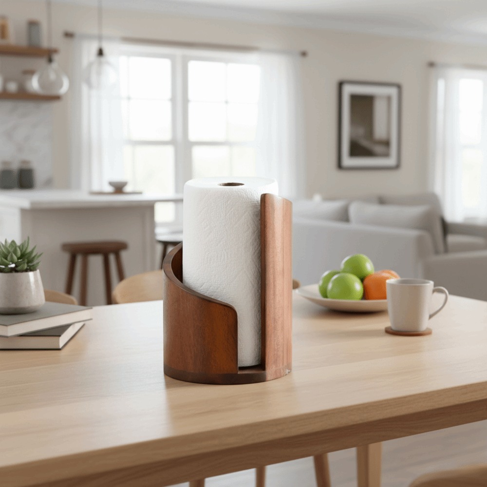 Wooden Kitchen Paper Towel Hol - Commercial Kitchen Towels review and price