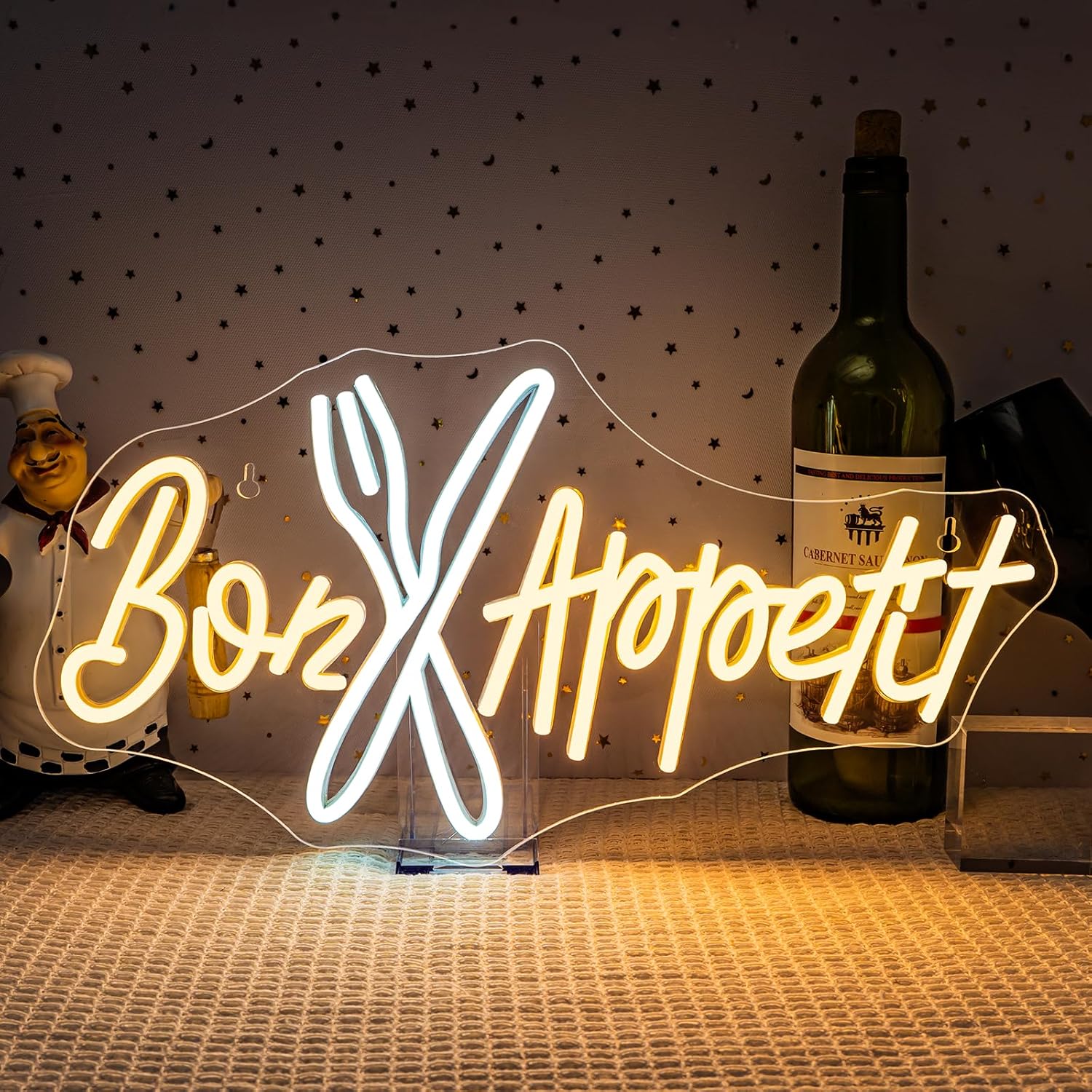 Bon Appétit Neon Sign Good App - Commercial Kitchen Ideas review and price
