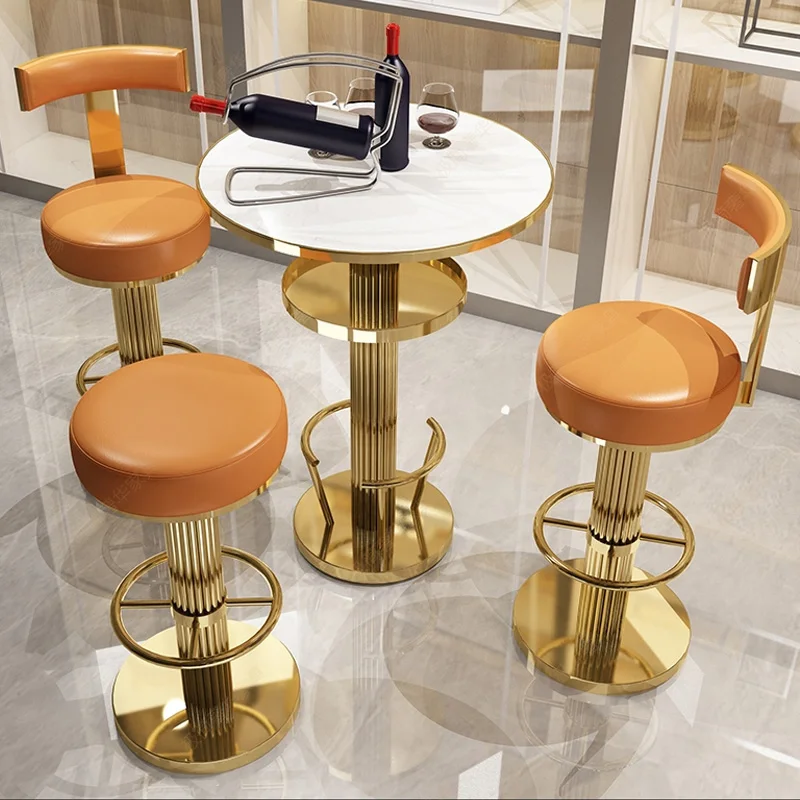 Luxury Marble Bar Table Set Wi - Commercial Kitchen Set review and price