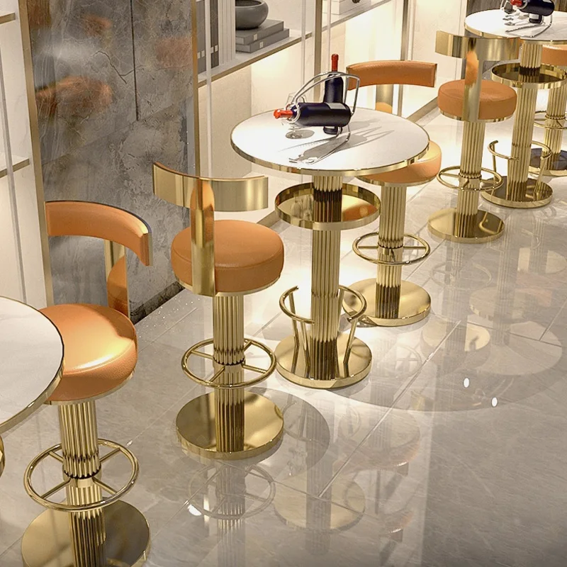 Luxury Marble Bar Table Set Wi - Commercial Kitchen Set review and price