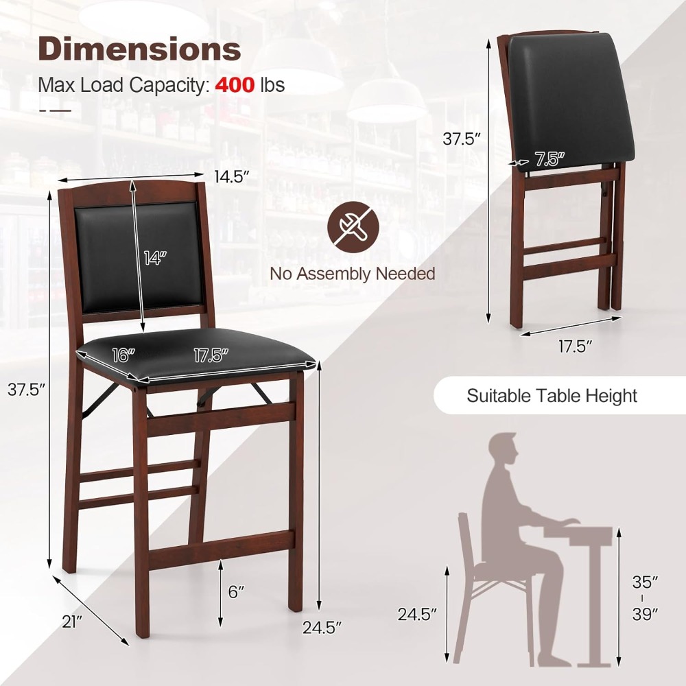 Set of 2 Counter Height Chairs - Commercial Kitchen Set review and price